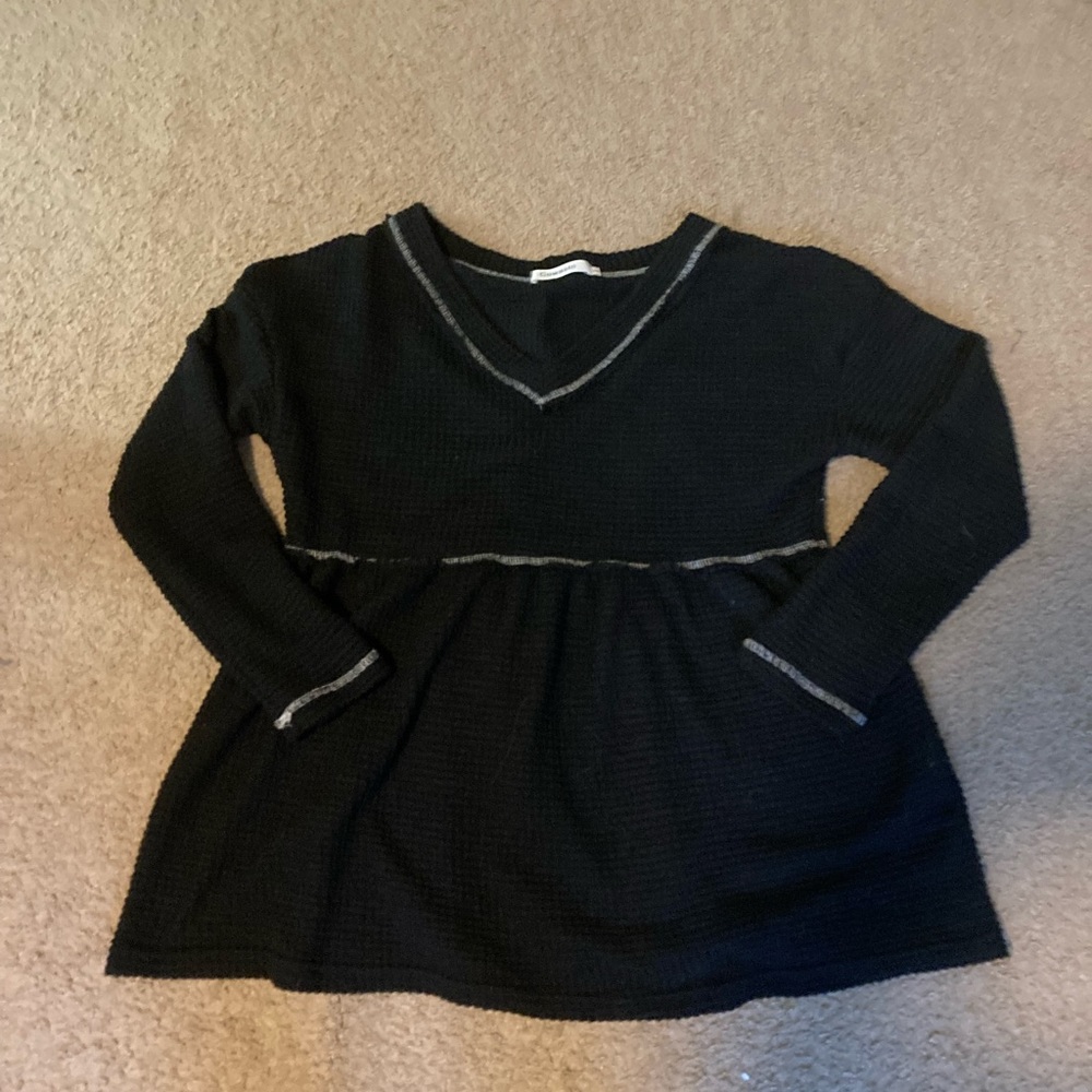 Bateau neckline top